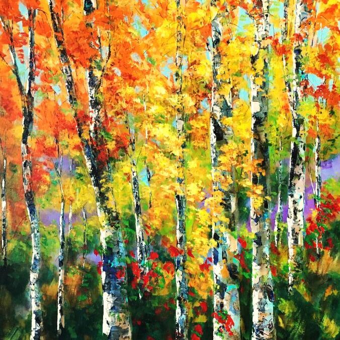 marilyn hurst original fall painting